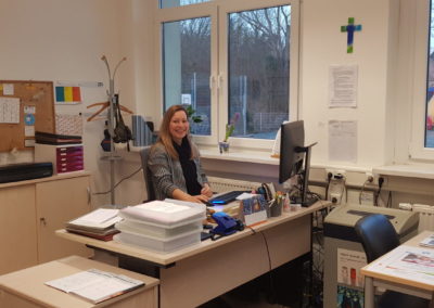 Wir begrüßen unsere neue Sekretärin