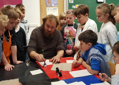 Kunstprojekt in Klasse 2 und 3