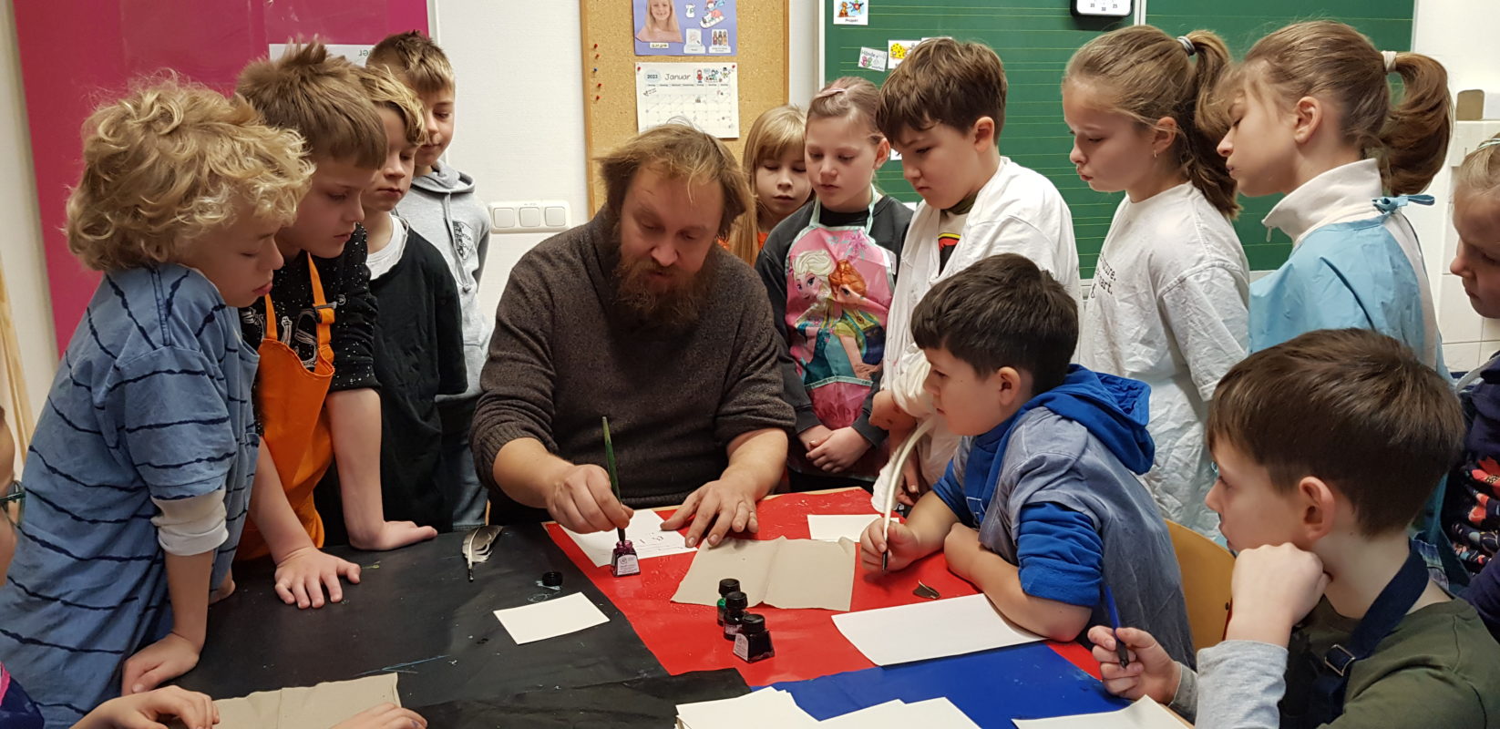 Kunstprojekt in Klasse 2 und 3