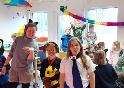 Wir haben Fasching gefeiert