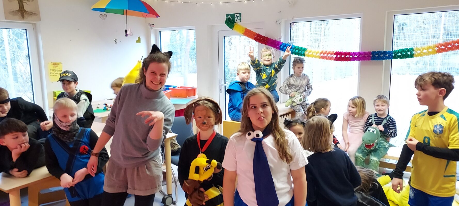 Wir haben Fasching gefeiert